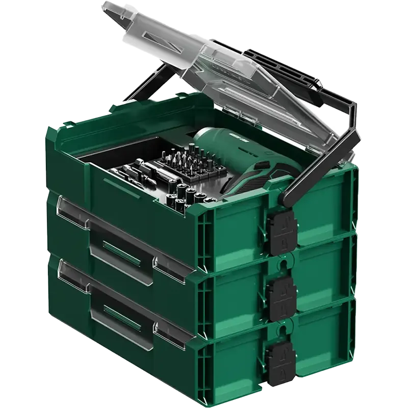 Green Lion GTS-700 Tool Kit Set - 213 Pieces- 3.7V 1500mAh Green 1 Mascom International.webp